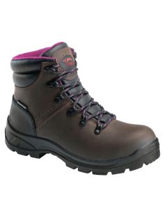 FSIA8125-6.5W image(0) - Avenger Builder Series - Women's Boots - Steel Toe - IC|EH|SR - Brown/Black - Size: 6.5W