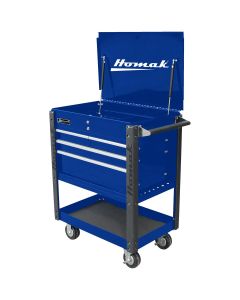 Homak Manufacturing 35" 4-Drawer Service Cart