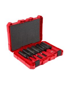 MLW49-66-5125 image(1) - Milwaukee Tool SHOCKWAVE Lineman's 10PC 2 IN 1 12PT Socket Set