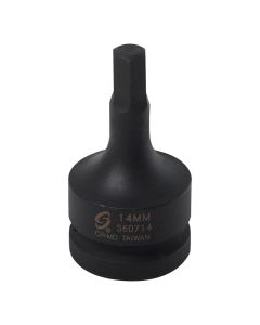 SUN560714 image(2) - SUNEX 1"Dr. 14mm Hex Bit Socket