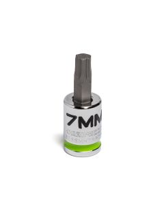 GETGEBSMH7RPT image(0) - Grip Edge Tools 7mm 3/8" Dr Short RPT Hex Bit Socket