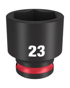 Milwaukee Tool SHOCKWAVE Impact Duty  3/8"Drive 23MM Standard 6 Point Socket
