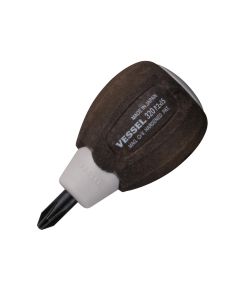 VES320P215 image(0) - Vessel Tools Wood-Compo Stuby Screwdriver PH2x25