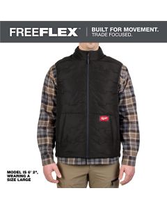 MLWM350B-M image(0) - Milwaukee Tool FREEFLEX Lightweight Insulated Vest Black M