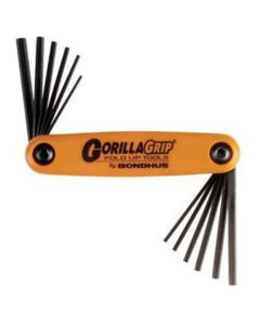 BND12550 image(0) - Bondhus Corp. 12pc Set Fold-up 5/64-5/32/1.5