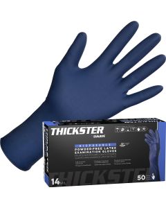 SAS6604-20 image(0) - SAS Safety Thickster Powder-Free Exam Grade Latex Disposable Gloves - 14 Mil - 50PK - X-Large