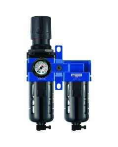 PRVTB-SM203 image(0) - Prevost FILTER REGULATOR LUBRICATOR 1/2 FNPT WITH WALL BRACKET AND GAUGE
