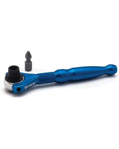 TIT11314 image(0) - TITAN 1/4 inch  Drive  Swivel Head Micro Ratchet - Display Box of 12 Units