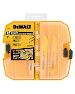DeWalt 15pc Recip Saw Blades