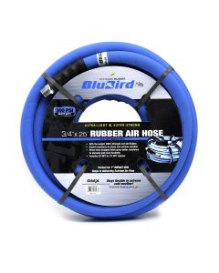 BLBBB3425 image(1) - BluBird Pro Rubber Air Hose Assembly 3/4" x 25'