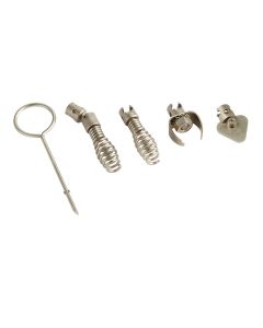 MLW48-53-2685 image(0) - Milwaukee Tool 5PC Small Cable Head Attachment Kit w/ RUST GUARD Plating