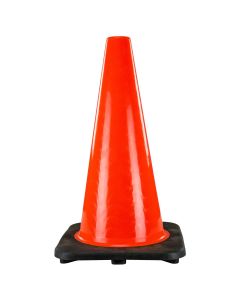 SAS7500-18 image(0) - SAS Safety 18" InVue Hi-Viz Safety Cone Orange with Reflective and Non-Reflective Collar