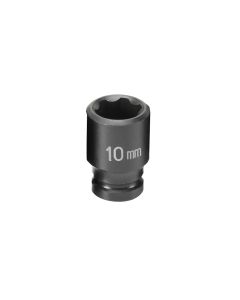 GRE910MS image(0) - Grey Pneumatic 1/4" Surface Drive x 10mm Standard  Socket