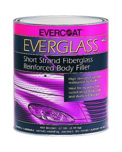 FIB632 image(0) - Fibre glass Evercoat EVERGLASS 100632 Short Strand Fiberglass Reinforced Body Filler, 1 qt Can, Blue/Green, Paste