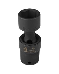 SUN816U image(0) - SUNEX SOC 1/2 1/4D IMP UNIV 6PT BLK