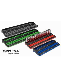 MTSPSHMET12PK image(0) - Mechanic's Time Savers METRIC PEG SOCKET HOLDER PACK