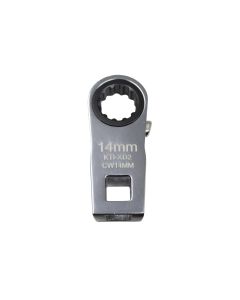 KTIXD2CW14MM image(0) - K Tool International Ratcheting Crowfoot Wrench 14mm 3/8 Inch Drive