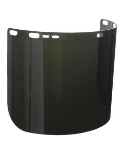 SRW28633 image(0) - Jackson Safety Jackson Safety - Replacement Windows for F50 Polycarbonate Special Face Shields - Shade IRUV 5.0 - 8" x 15.5" x.060" - D Shape