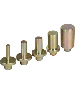 SUN57PPK5 image(0) - SUNEX 5-Piece Zinc Plated Punch Kit