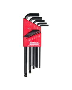 EKL13213 image(1) - Eklind Tool Company HEX KEY SET 13 PC BALL END SAE LNG .050-3/8IN.