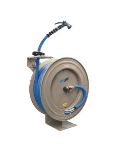 BLBALWRHD3450 image(0) - BluBird AG - Lite Rubber Water Hose Reel Heavy Duty Single Arm Assembly 3/4" x 50'