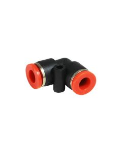 SRRK560 image(0) - S.U.R.&R. 1/4" Push to Connect Nylon Fuel Line Union, 90 deg.