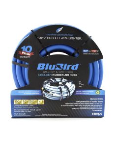 BLBBB12100 image(2) - BluBird Rubber Air Hose Assembly 1/2" x 100'