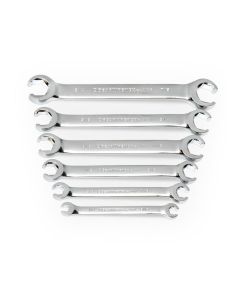 KDT81907 image(0) - GearWrench 6 Piece Flare Nut SAE Wrench Set