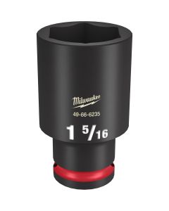 MLW49-66-6235 image(1) - Milwaukee Tool SHOCKWAVE Impact Duty  1/2"Drive 1-5/16" Deep 6 Point Socket