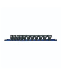 AST78312 image(0) - Astro Pneumatic 3/8 Inch Drive Half Size Nano Socket Set for Undersized Swollen or Damaged Bolts