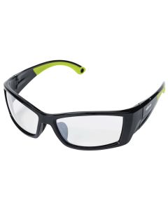 Sellstrom Safety Glasses - XP460 Series - Indoor/Outdoor Lens -Black/Green Frame - Uncoated