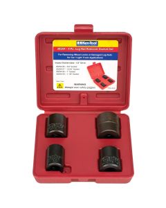KEN30254 image(0) - Ken-tool 4 Piece 1/2" Drive Lug Nut Remover Socket Set