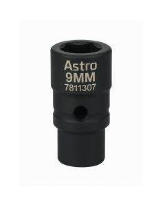 AST7811307 image(0) - Astro Pneumatic 1/4 Drive 9mm Low Profile Nano Impact Socket