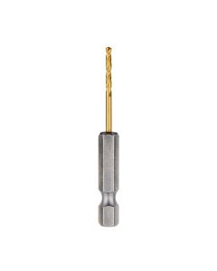 MLW48-89-4602 image(0) - Milwaukee Tool 5/64" SHOCKWAVE RED HELIX Titanium Drill Bit