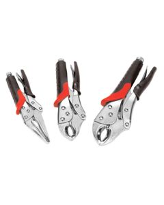 WLMW30713 image(0) - Wilmar Corp. / Performance Tool 3pc Dual Cushion Locking Plier