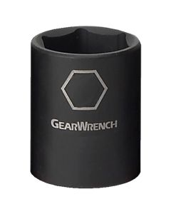 KDT84510N image(0) - GearWrench 1/2 Inch Drive 6 Point Standard Impact SAE Socket 1 Inch