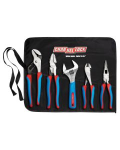 CHACBR-5E image(0) - Channellock 5-PC CODE BLUE E-SERIES PLIER SET