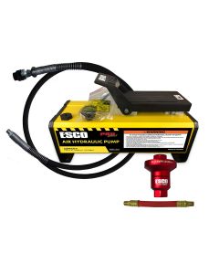ESC10518C image(0) - ESCO 1/2 GALLON AIR HYDRAULIC PUMP 135 CU IN. Kit-with Hydraulic Hose, Coupler, and Air Reducer