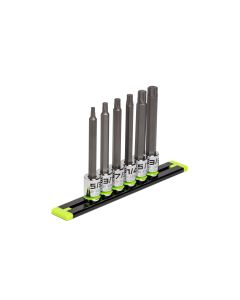 GETHBS6LS image(1) - Grip Edge Tools 6-PC 3/8'' Dr Long SAE RPT Hex Driver Set