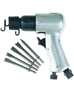 IRT115K image(1) - Ingersoll Rand Air Hammer 5-Piece Chisel Set, 5,000 BPM, 1-5/8" Stroke, 0.75" Bore Diameter