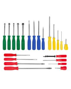 WLMW80022 image(2) - Wilmar Corp. / Performance Tool 22-Piece Screwdriver Set with Slotted, Phillips, T