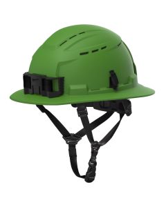 MLW48-73-1690 image(0) - Milwaukee Tool BOLT Green Full Brim Vented Safety Helmet &hyphen; Type 2, Class C