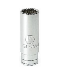 KDT80516 image(0) - GearWrench 3/8 Inch Drive 12 Point Deep SAE Socket 11/16 Inch