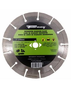 Forney Industries Diamond Cut-Off Blade, Segmented, 7 in