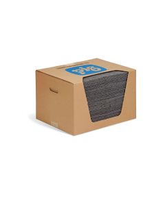 NPGMAT240 image(0) - New Pig Heavyweight Absorbent Mat Pads in Dispenser Box - 15 x 20  Inch - 100 Pads
