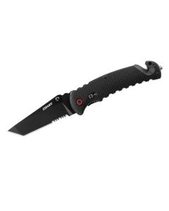 COS20921 image(0) - COAST Products RX395 Blade Assist Folder Serrated 7Cr17 Stainless Steel Folding Rescue Pocket Knife - Black