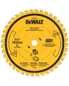 DWTDWA31740 image(0) - DEWALT Composite Decking Blade, 7-1/4"