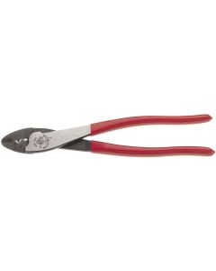 KLE1005 image(0) - Klein Tools CRIMPING TOOL 9-3/4IN. F/NON INSL & INSL TERMINALS