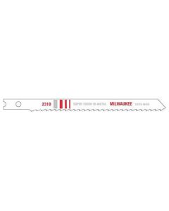 MLW48-42-2310 image(1) - Milwaukee Tool 4-1/8" GP JIG SAW BLADES, 10 TPI, BI-METAL, U-SHANK, (5-PK)