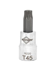 MAY16220 image(1) - Mayhew Mayhew T45 Torx&reg; Short Insert Socket Bit, 3/8-Inch Drive